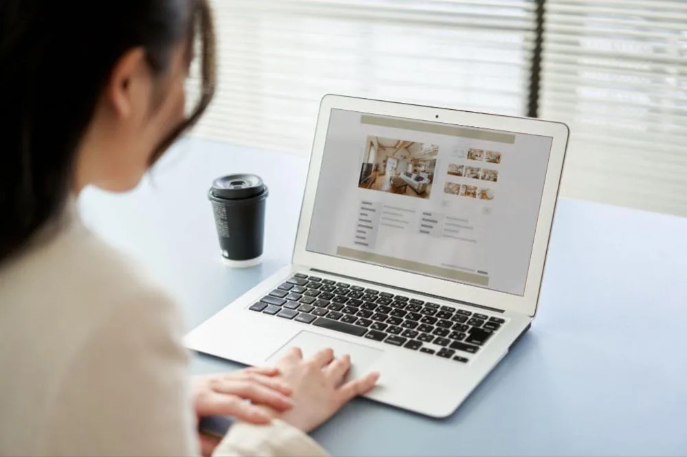 person with laptop
